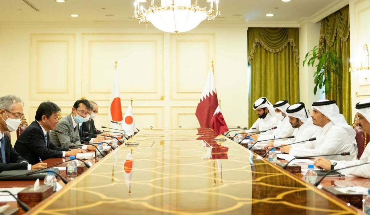Opening Session of First Strategic Dialogue Between Qatar and Japan Starts Officially